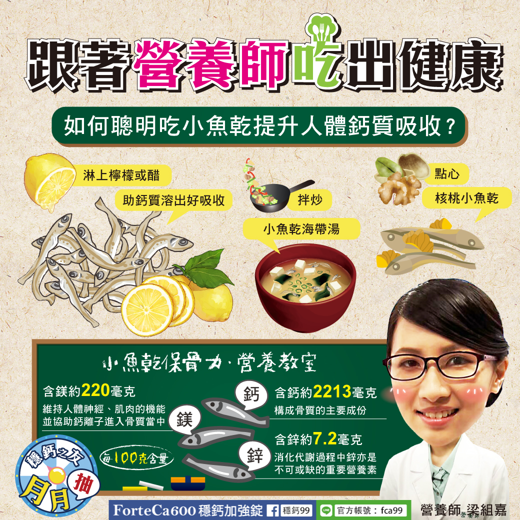 如何聰明吃小魚乾提升鈣質吸收